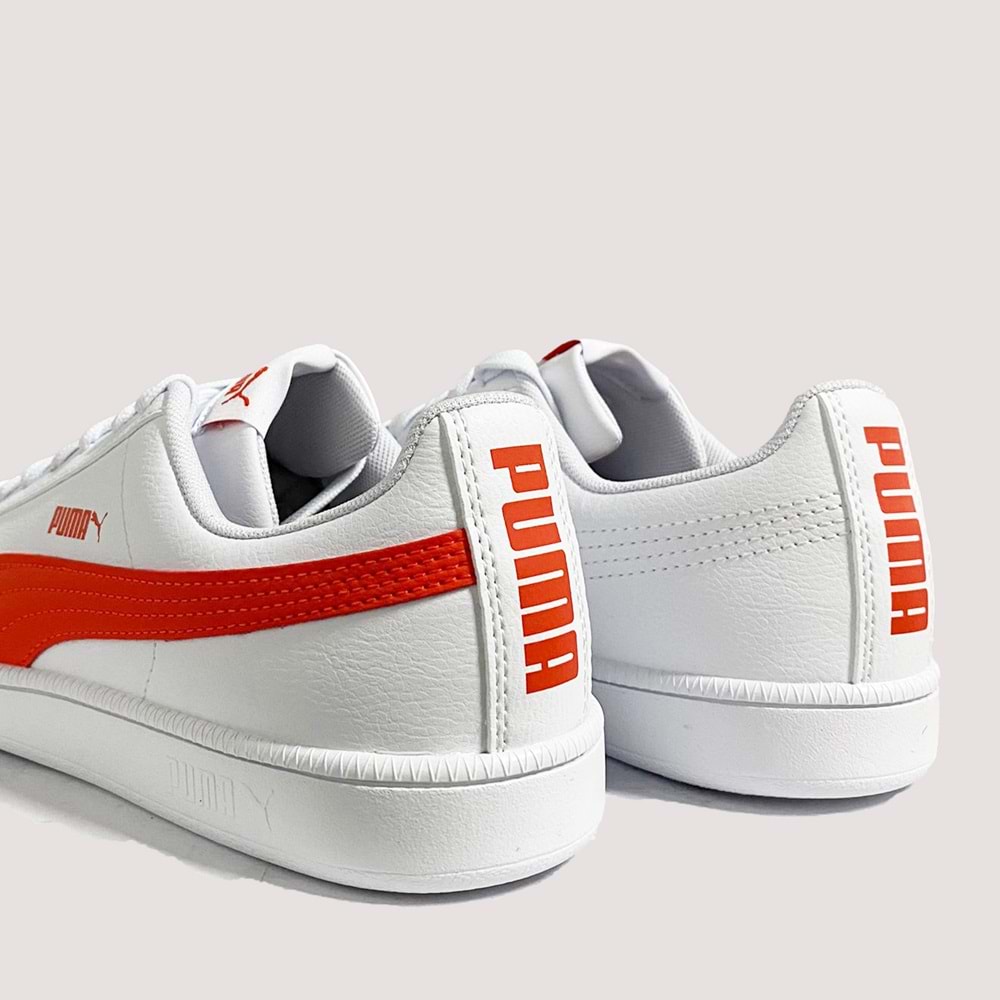 Puma Up Erkek Spor Ayakkabı 372605 50 - Beyaz-Turuncu - 42,5