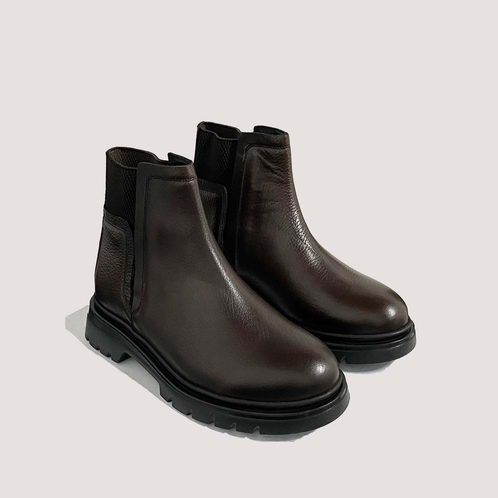 Kadın Deri Bot 250625 - Kahve - 37