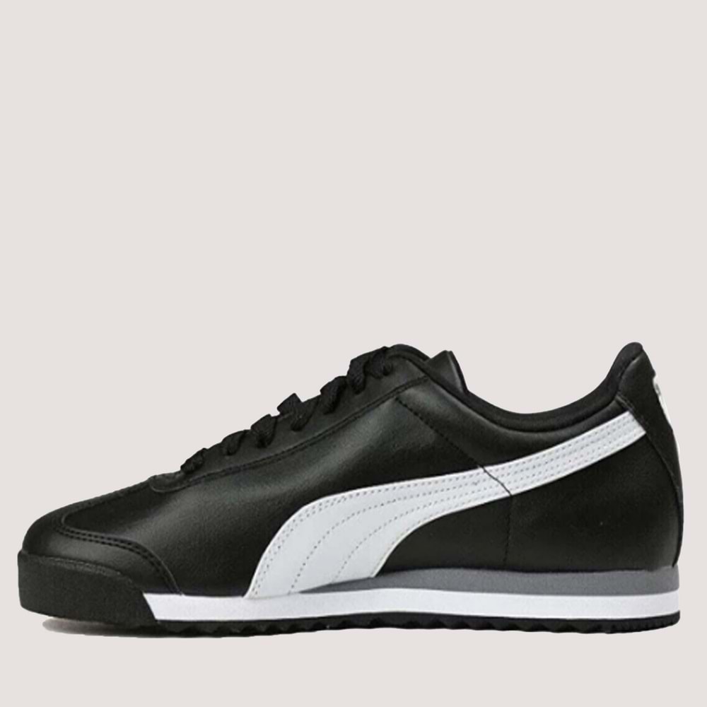 Roma Basic Unisex Spor Ayakkabı 353572 - Siyah-Beyaz - 37,5