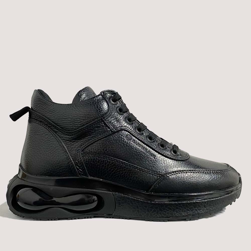 Erkek Deri Fermuarlı Bot Telas 24910 - Siyah - 42