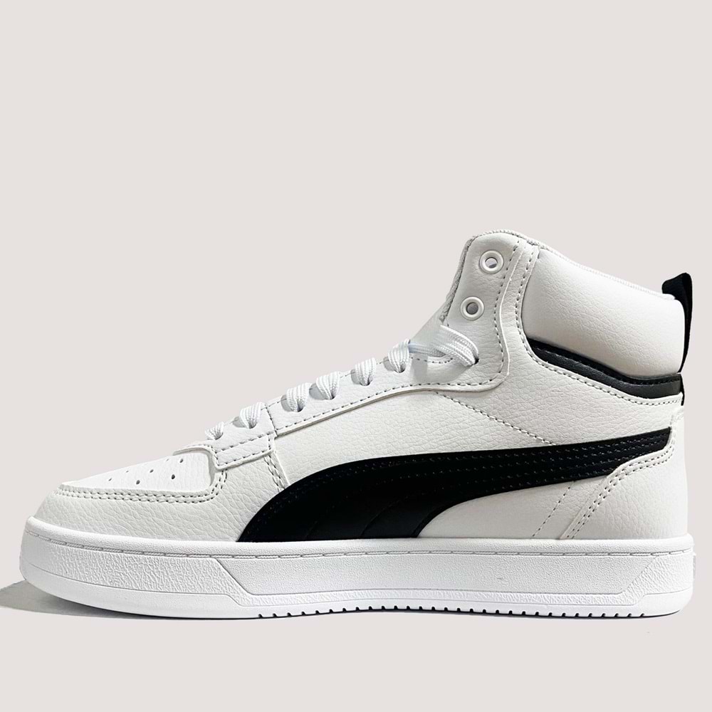Caven 2.0 Mid Unisex Spor Ayakkabı 392291 - Beyaz-Siyah - 38,5