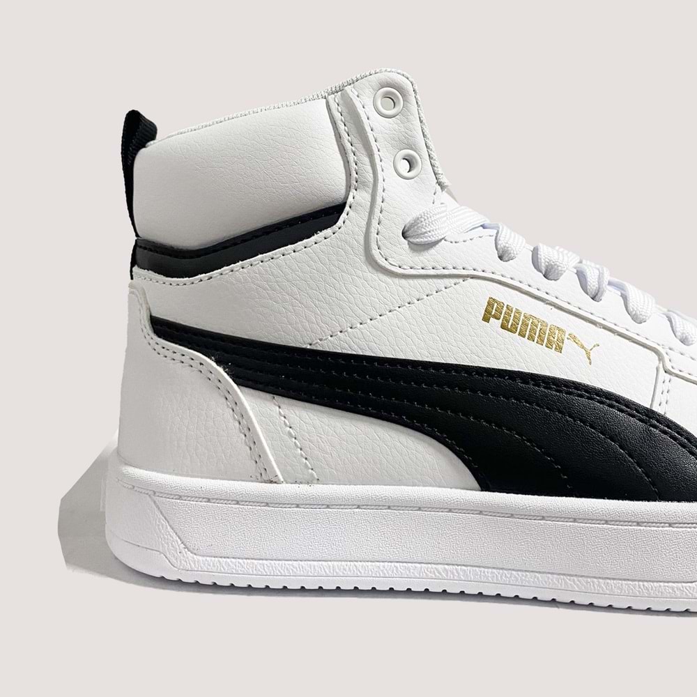 Caven 2.0 Mid Unisex Spor Ayakkabı 392291 - Beyaz-Siyah - 38,5