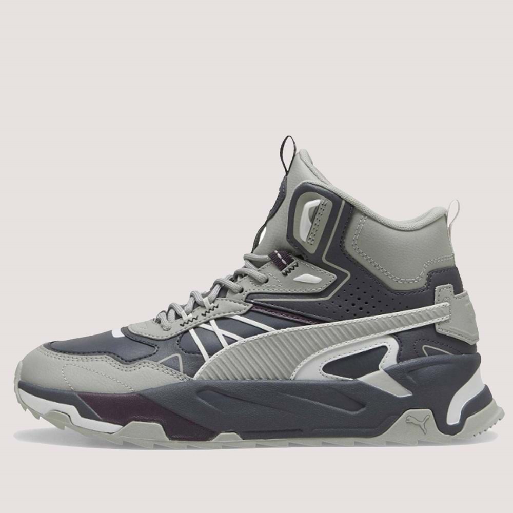 Puma Trinity Mid Hybrid L Erkek Spor Ayakkabı 393985 - Gri - 43