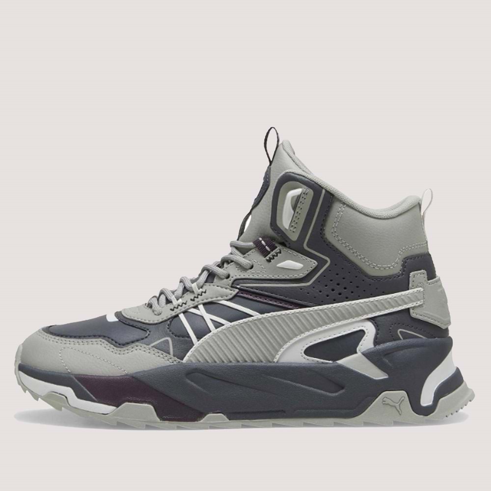 Puma Trinity Mid Hybrid L Unisex Spor Ayakkabı 393985 - Gri - 37,5