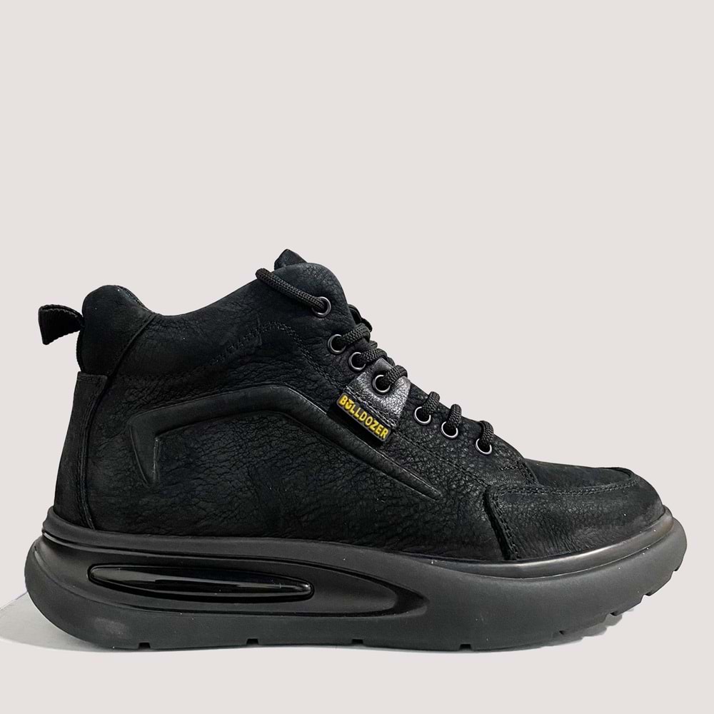 Erkek Deri Casual Bot 250114 - Siyah - 43