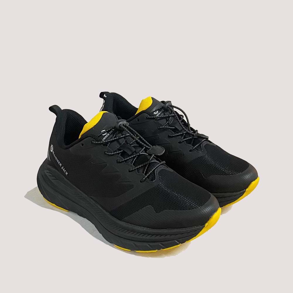 Unisex Bağcıksız Spor Ayakkabı 24801 - Siyah - 40
