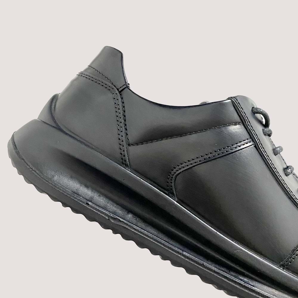 Erkek Deri Waterproof Günlük Ayakkabı M4010DS - Siyah - 43