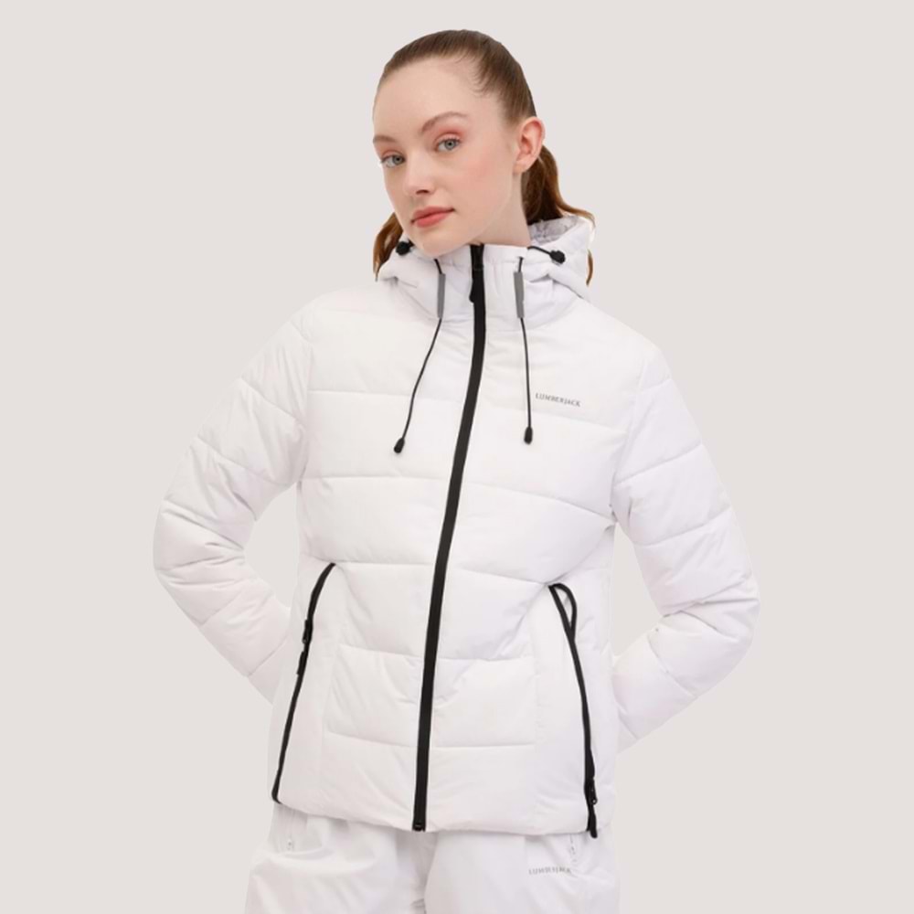 Kadın WL Apreski 2SN31 Water Repellent Mont - Beyaz - XS