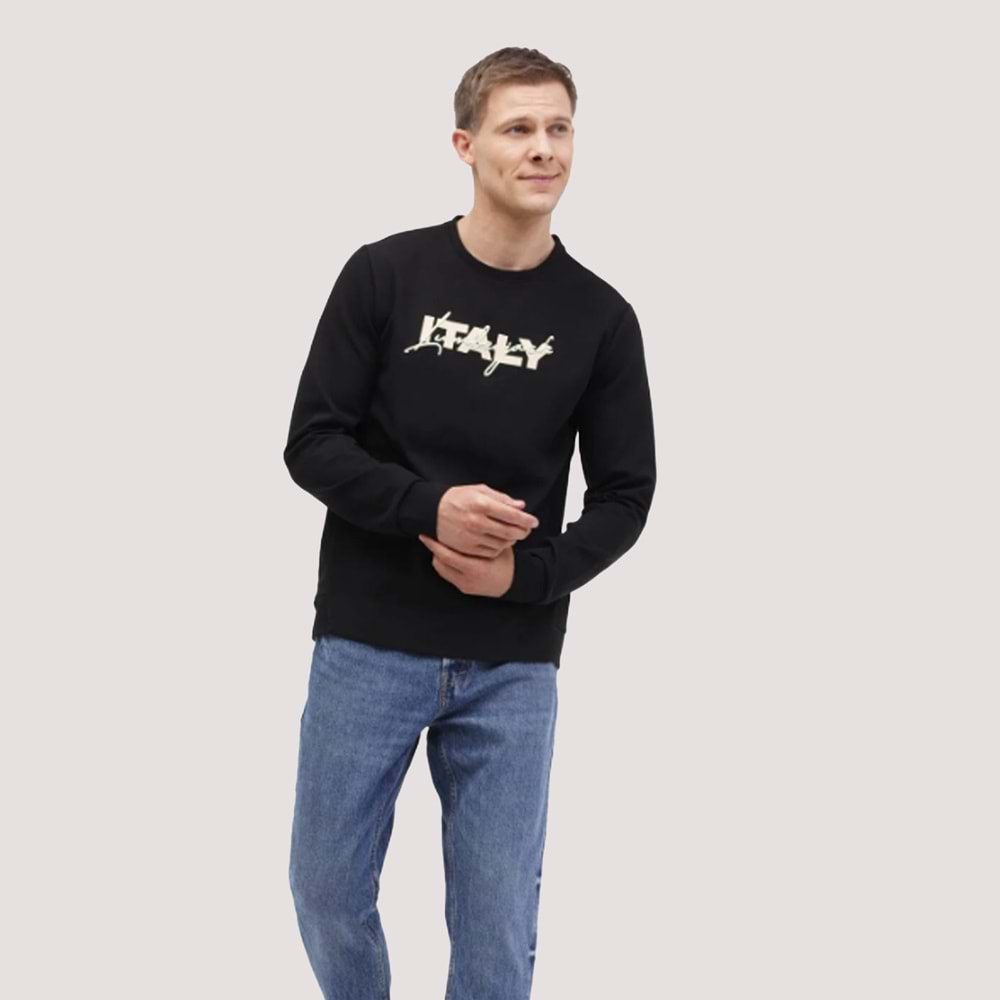 Erkek ML Zuhn Tshirt 16ITL521 - Siyah - M