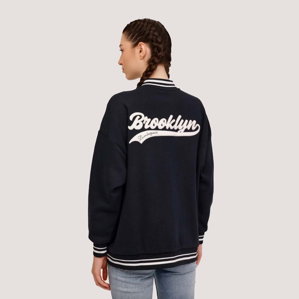 Unisex Eşofman Üstü WL ESTY 18GF956 - Lacivert - L/XL