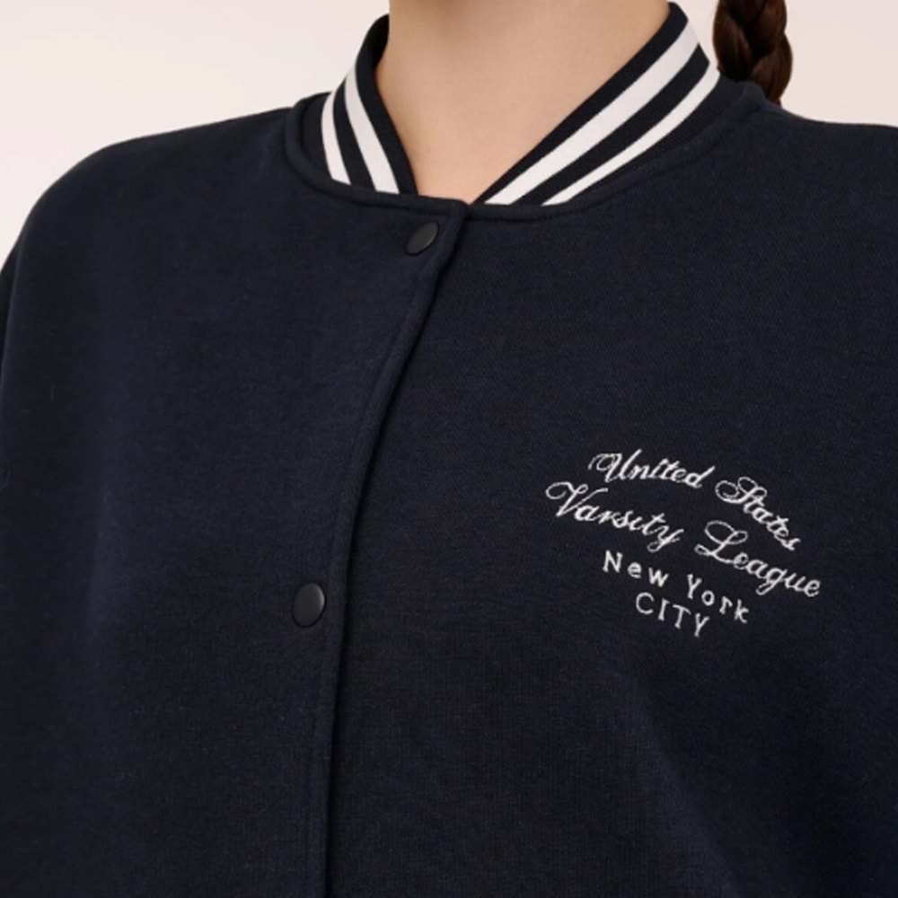 Unisex Eşofman Üstü WL ESTY 18GF956 - Lacivert - L/XL