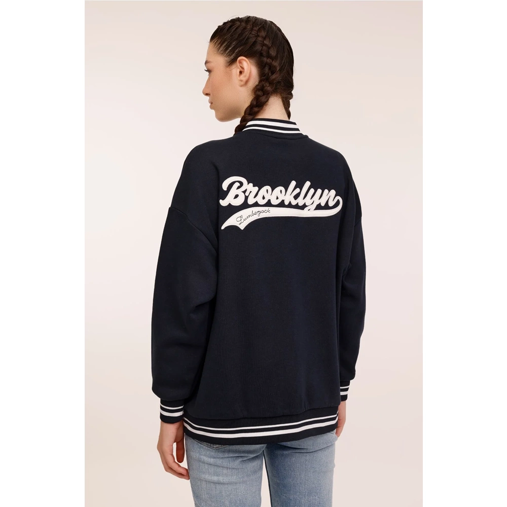 WL ESTY Unisex Eşofman Üstü 18GF956 - Lacivert - S/M
