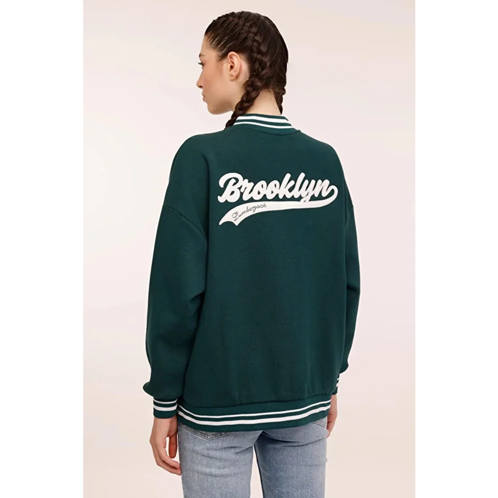 WL ESTY Unisex Eşofman Üstü 18GF956 - Yeşil - L/XL