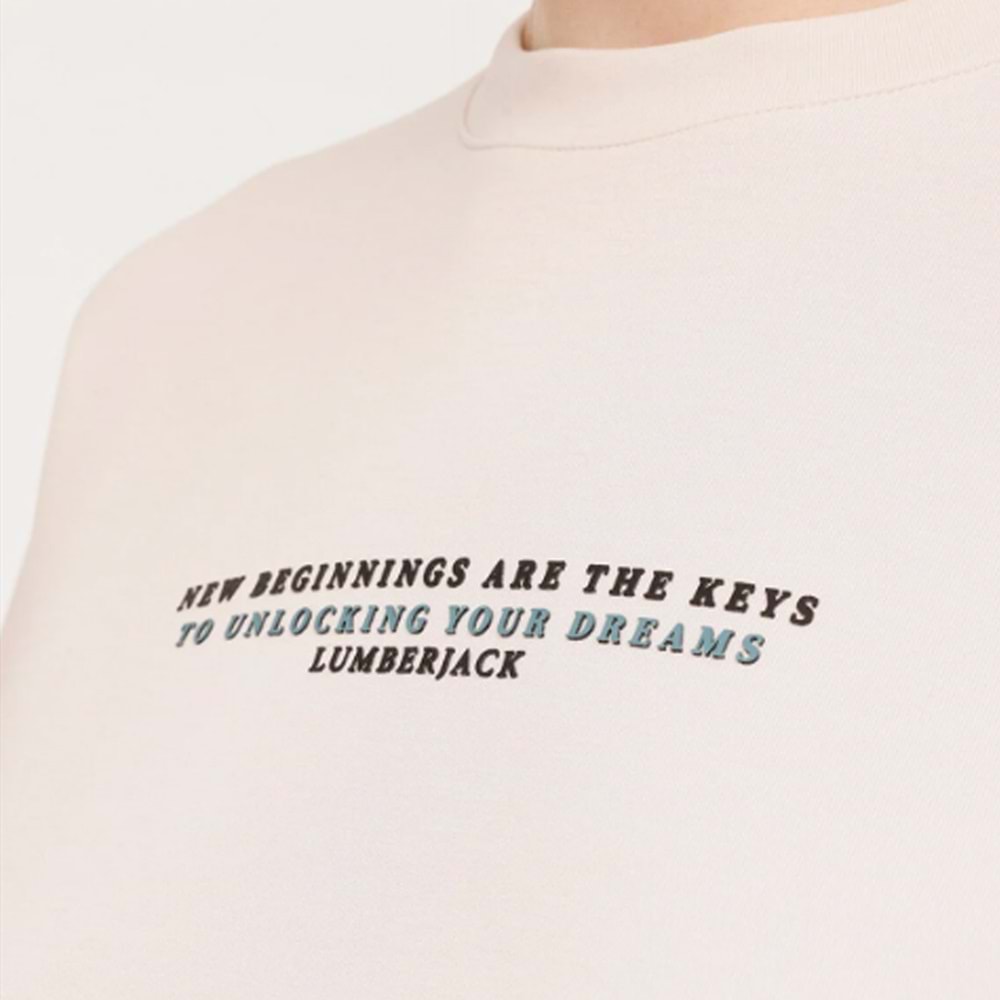 Kadın Larina Kadın Tshirt 16CK97 - Bej - XL