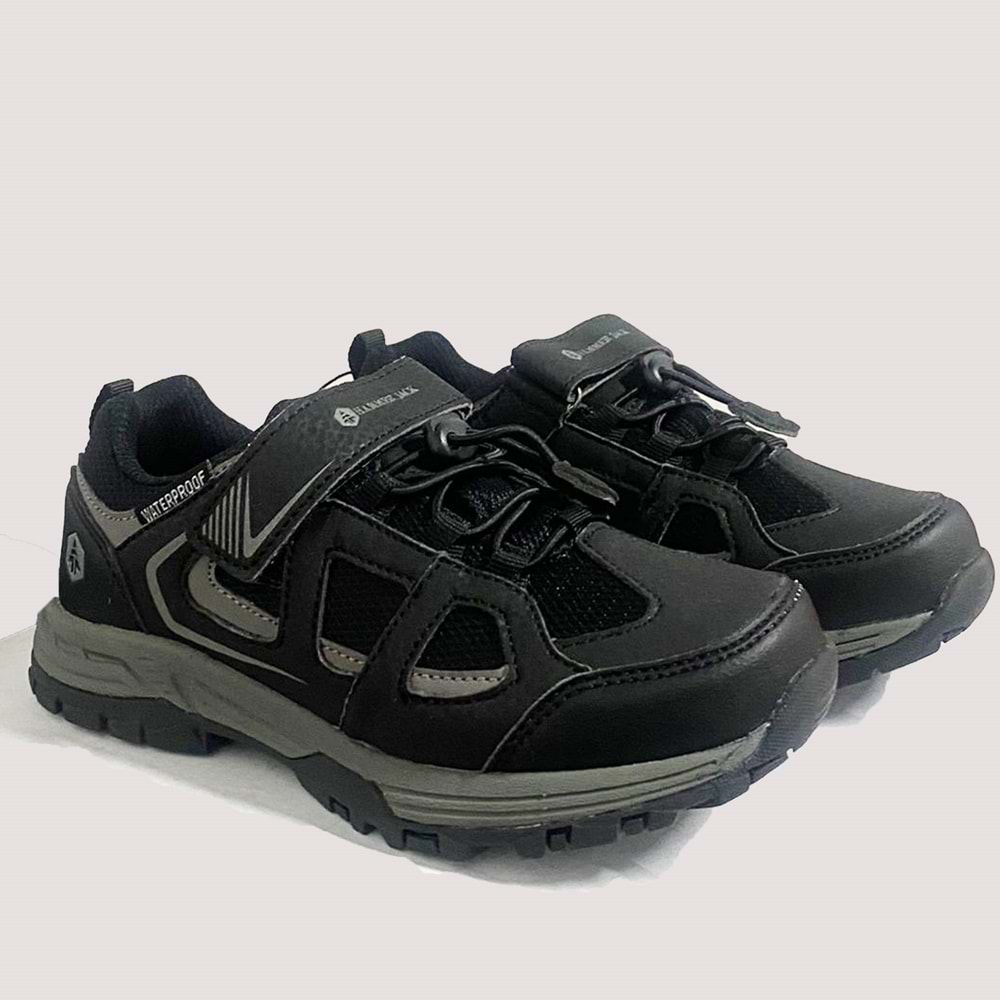 Çocuk Oberon Waterproof Spor Ayakkabı - Siyah - 30