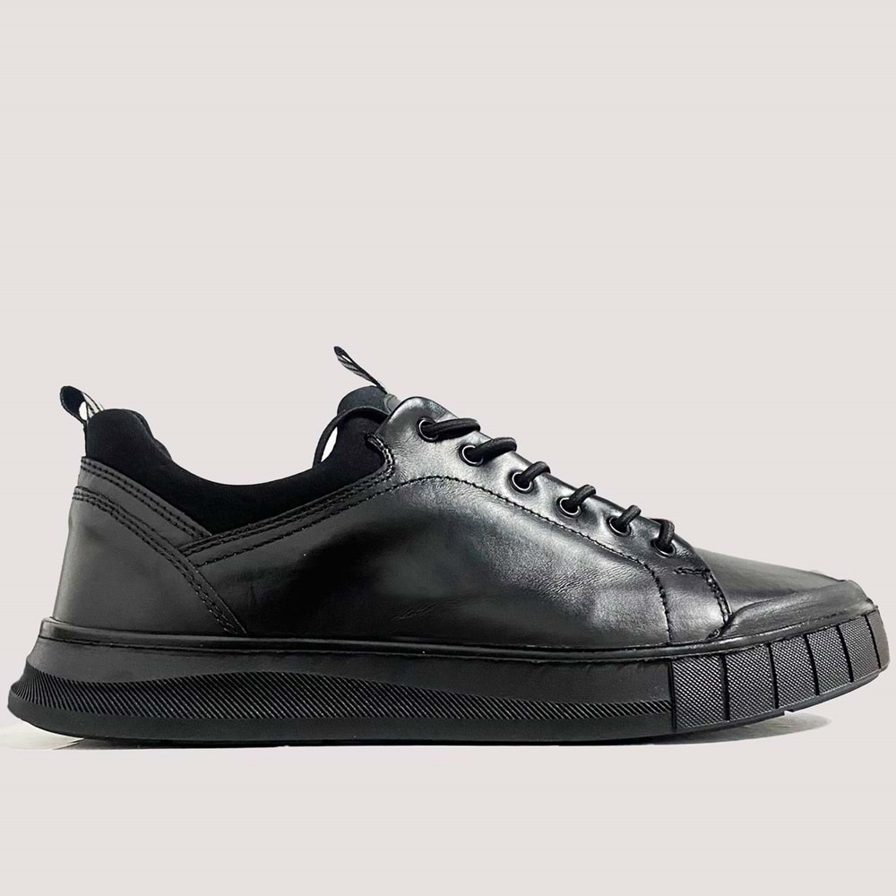 Erkek Deri Casual Ayakkabı 20538 - Siyah - 42