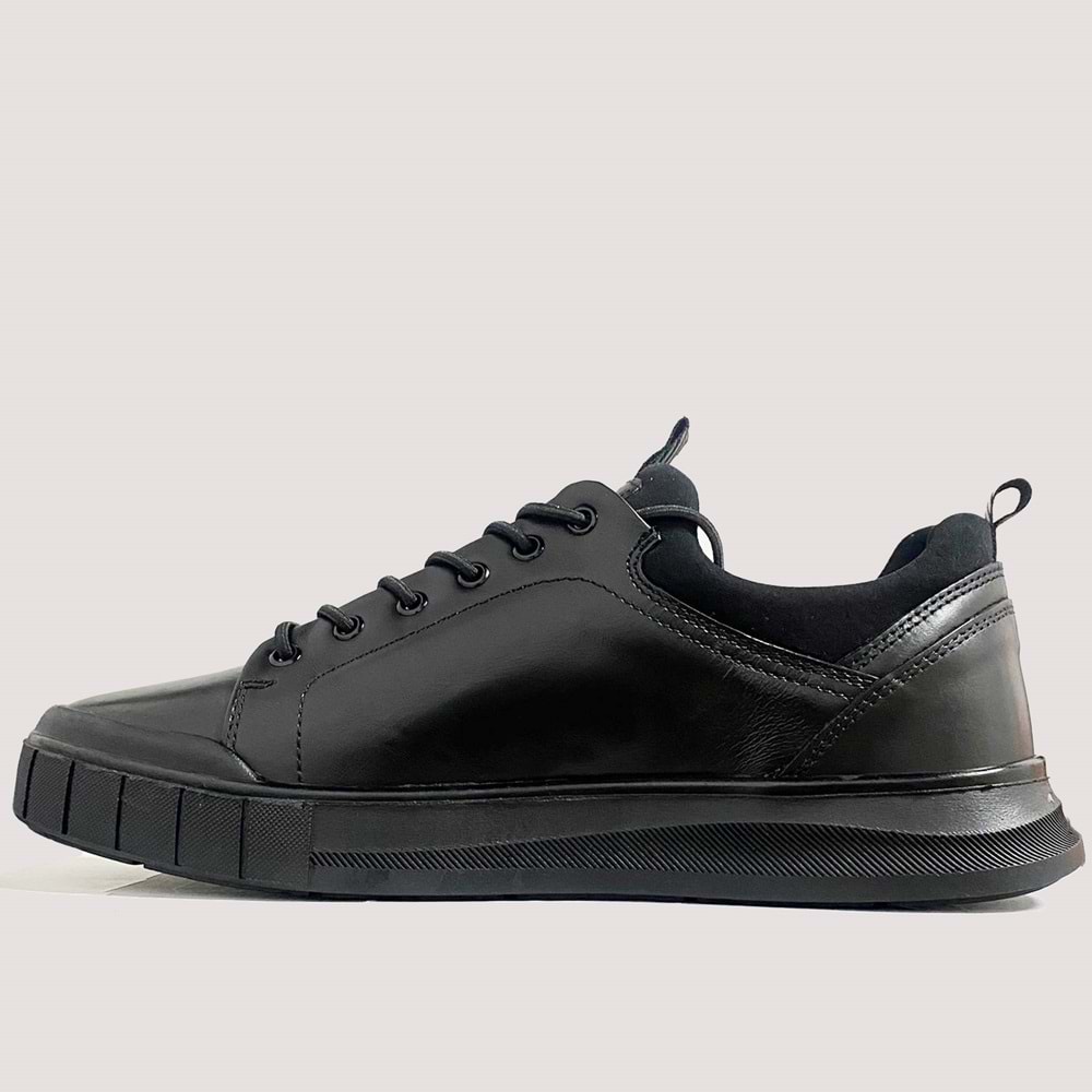 Erkek Deri Casual Ayakkabı 20538 - Siyah - 42