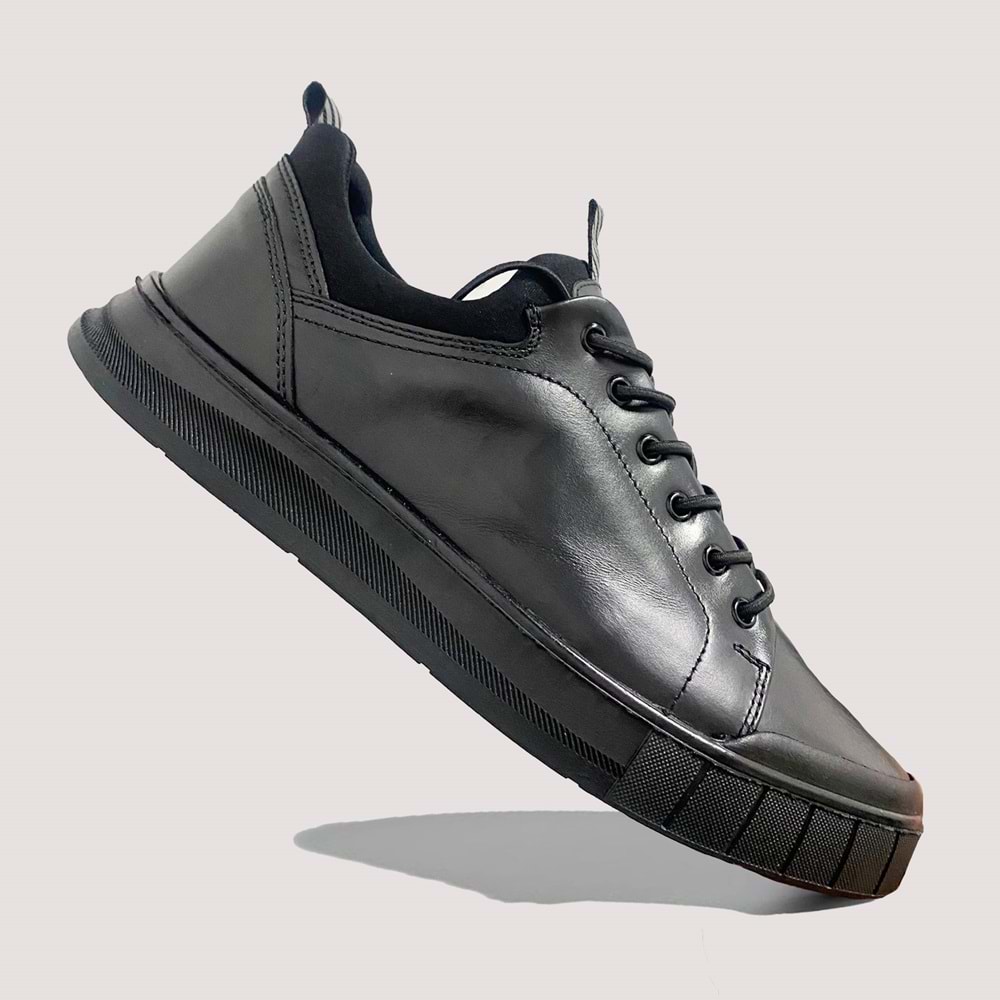 Erkek Deri Casual Ayakkabı 20538 - Siyah - 42