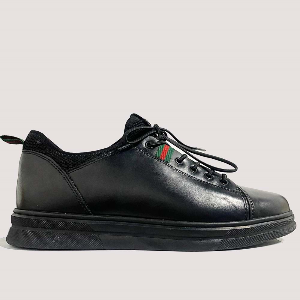 Erkek Deri Casual Ayakkabı 20542 - Siyah - 40