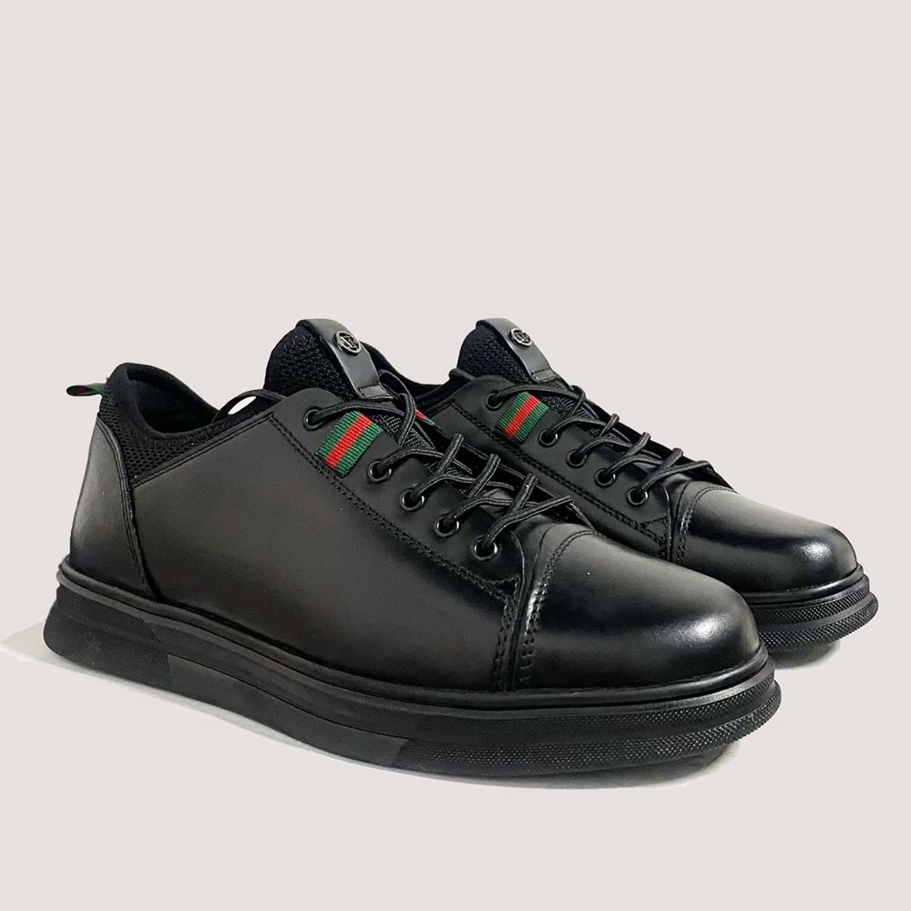 Erkek Deri Casual Ayakkabı 20542 - Siyah - 40