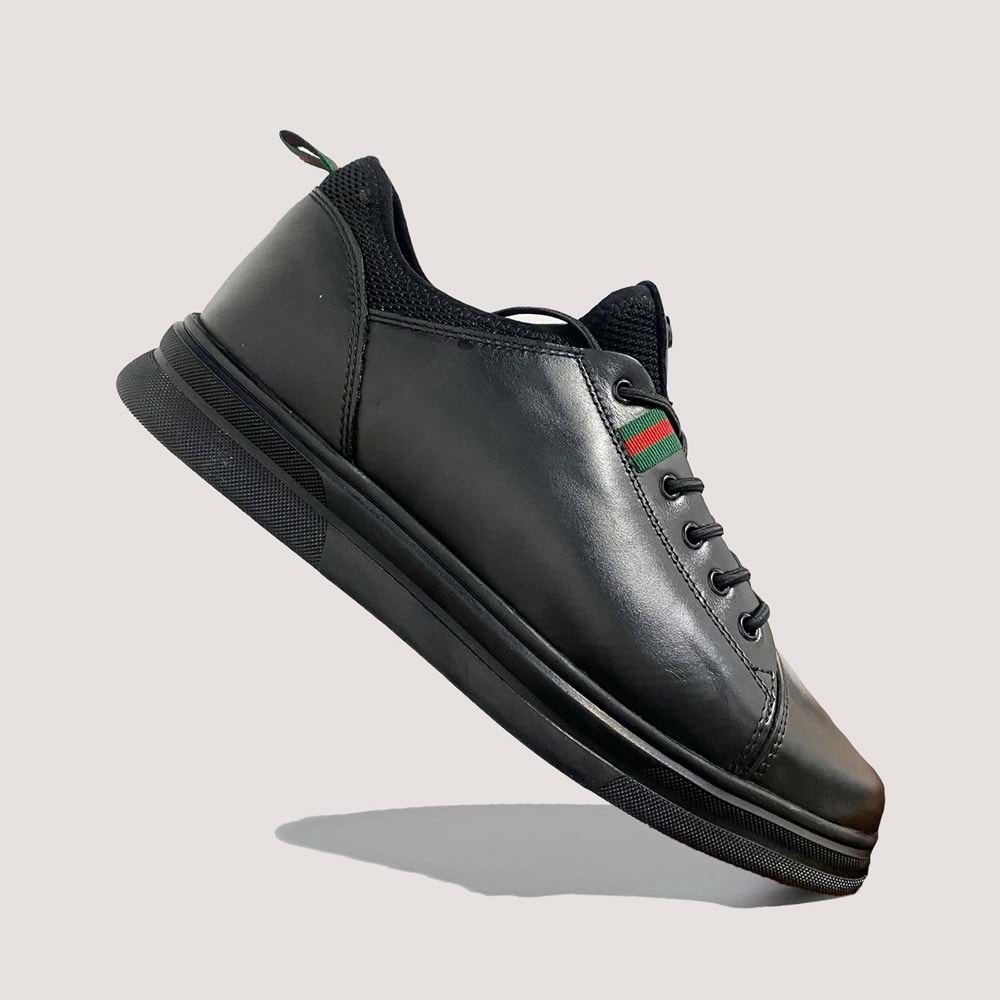 Erkek Deri Casual Ayakkabı 20542 - Siyah - 40