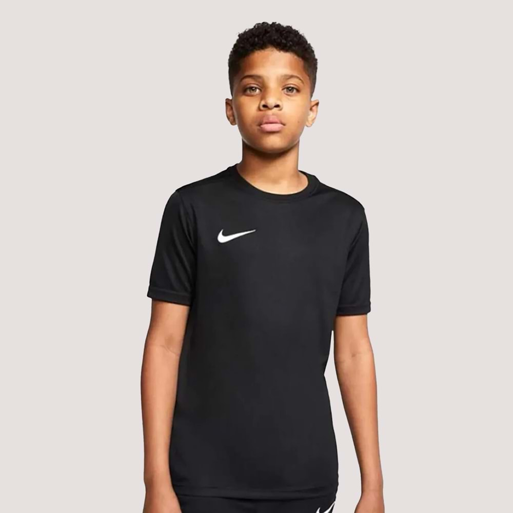 Nike Park VII Çocuk Jersey Sporcu Tshirt BV6741-010 - Siyah - 8/9 YAŞ