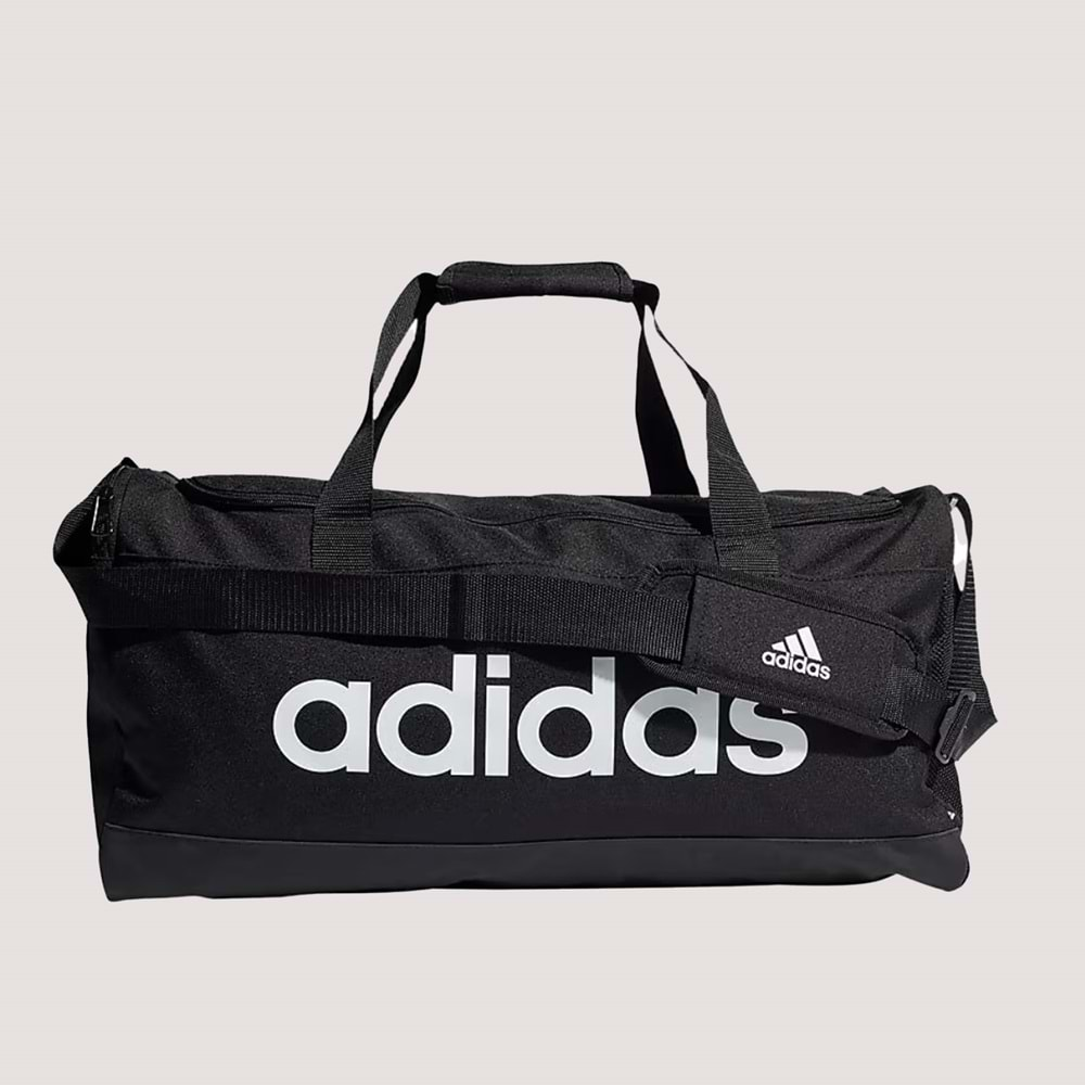 Adidas Linear Duffel M Unisex Siyah Günlük Stil Çanta GN2038 - Siyah - STANDART