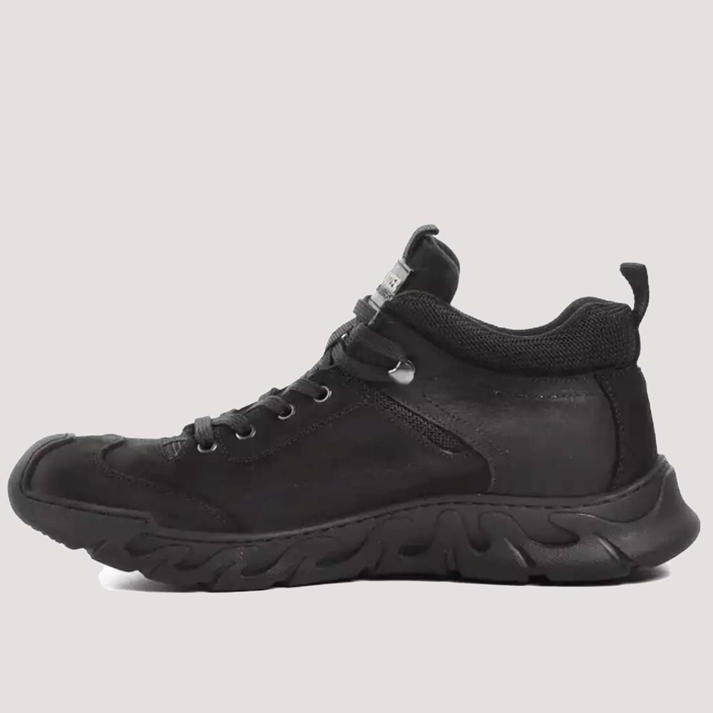 Erkek Deri Casual Bot 230003 - Siyah - 40