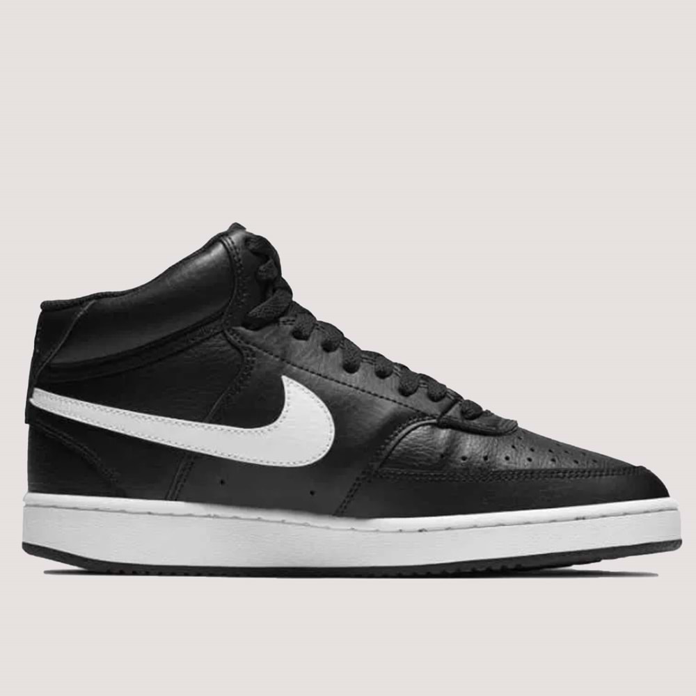 Court Vision Mid Unisex Spor Ayakkabı CD5436-001 - Siyah - 39