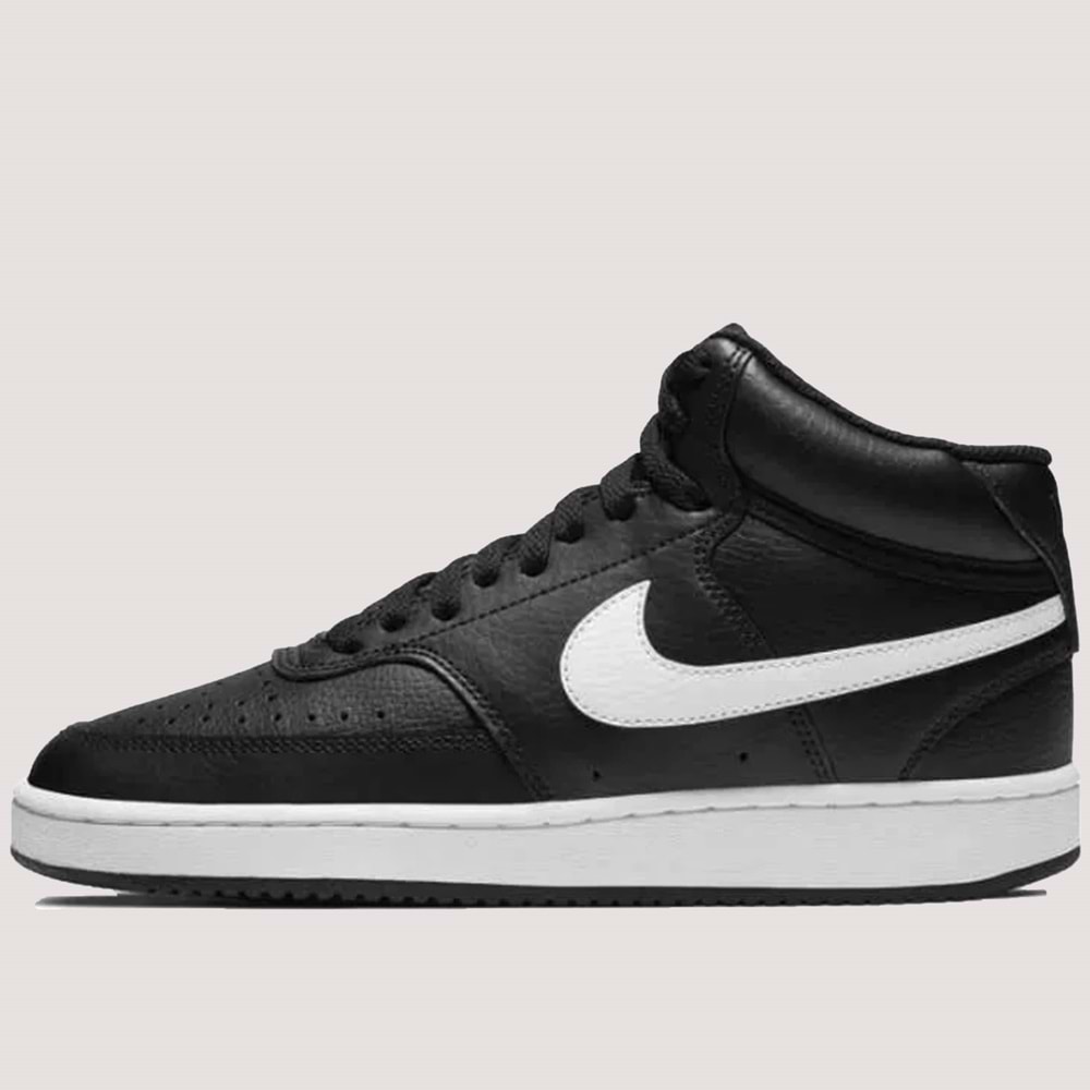 Court Vision Mid Unisex Spor Ayakkabı CD5436-001 - Siyah - 39