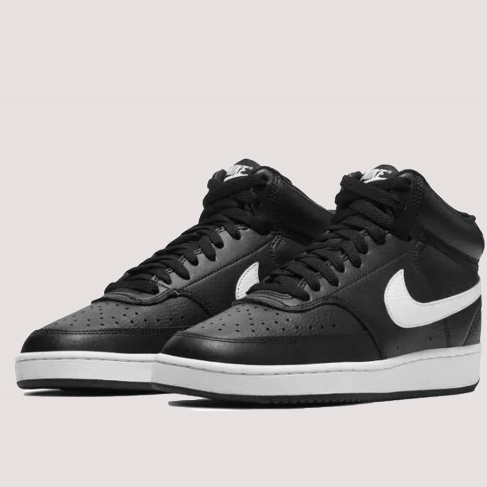 Court Vision Mid Unisex Spor Ayakkabı CD5436-001 - Siyah - 39