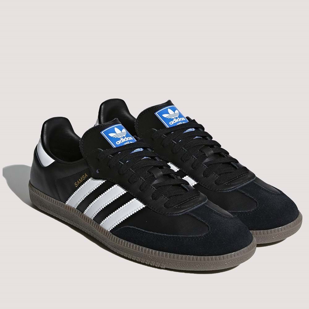 Adidas Samba OG Unisex Spor Ayakkabı B75807 - Siyah - 37,5