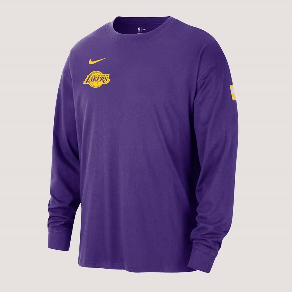 Nike Los Angeles Lakers NBA Tshirt FQ6066-504 - Mor - L