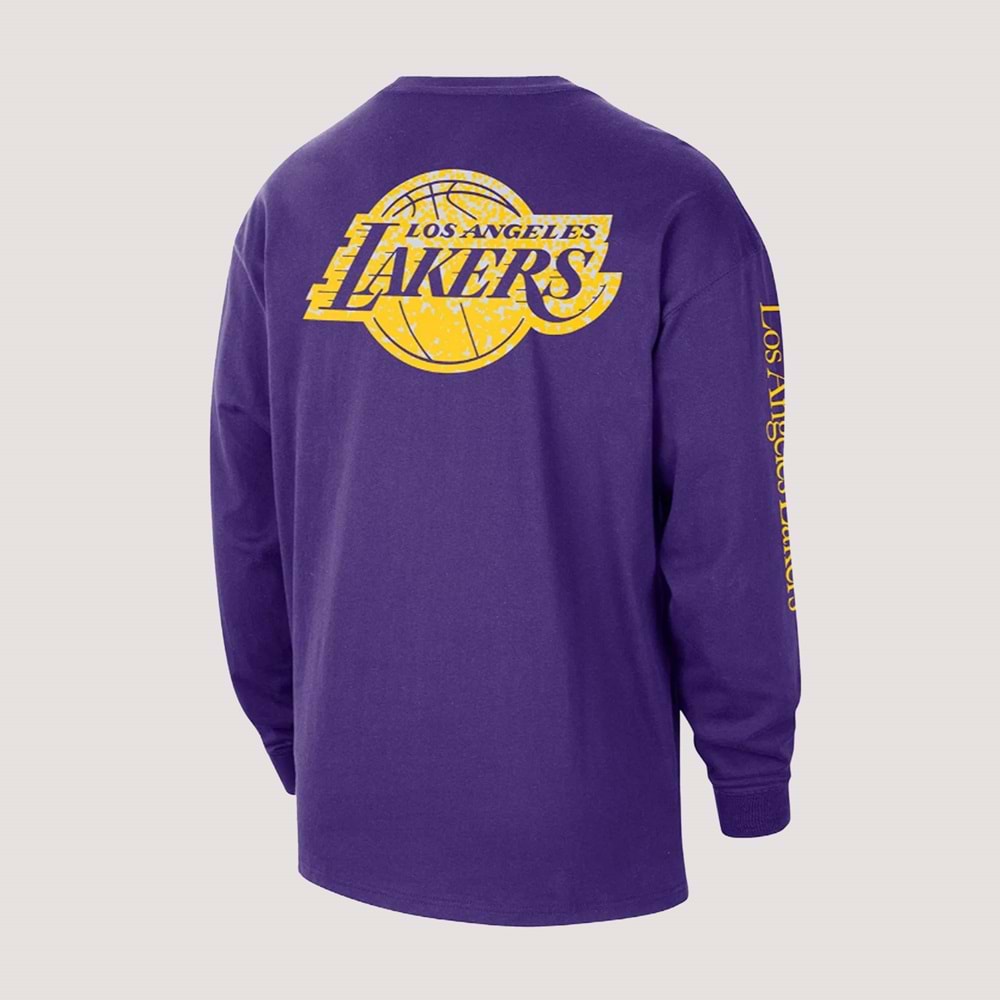 Nike Los Angeles Lakers NBA Tshirt FQ6066-504 - Mor - L