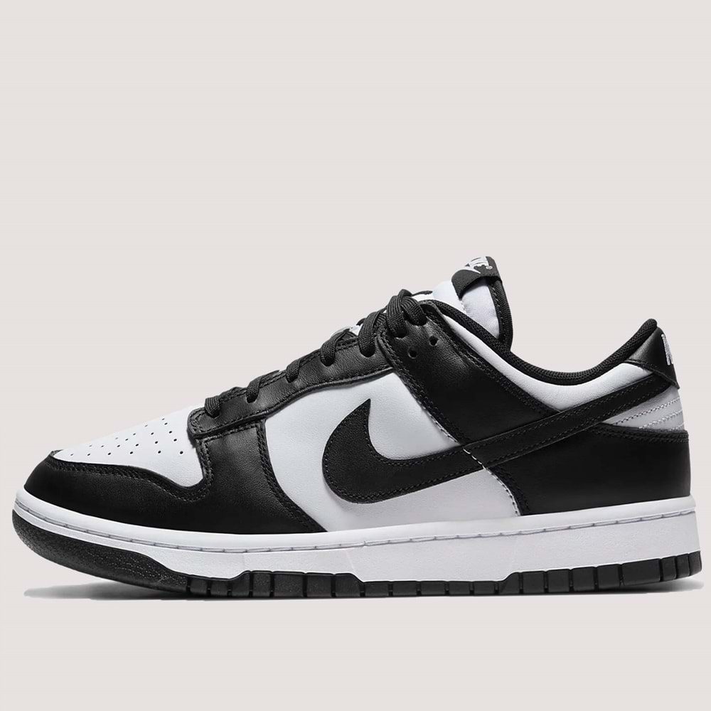 Nike Dunk Low Retro Sneakers DD1391-100 - Siyah-Beyaz - 39