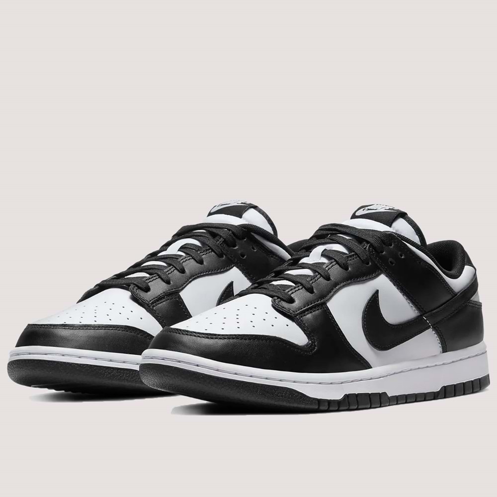 Nike Dunk Low Retro Sneakers DD1391-100 - Siyah-Beyaz - 39