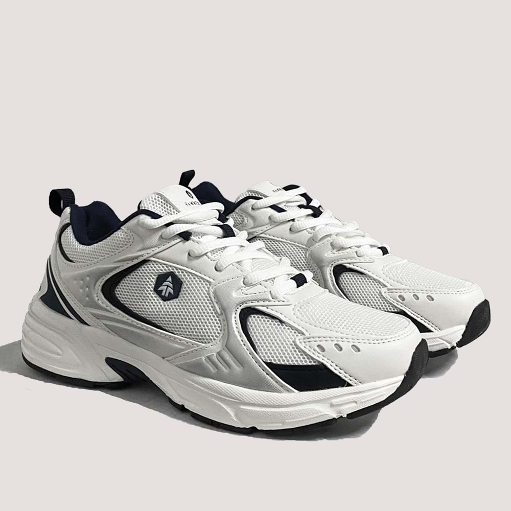 Erkek Songa Spor Ayakkabı 23144 - Beyaz-Lacivert - 42