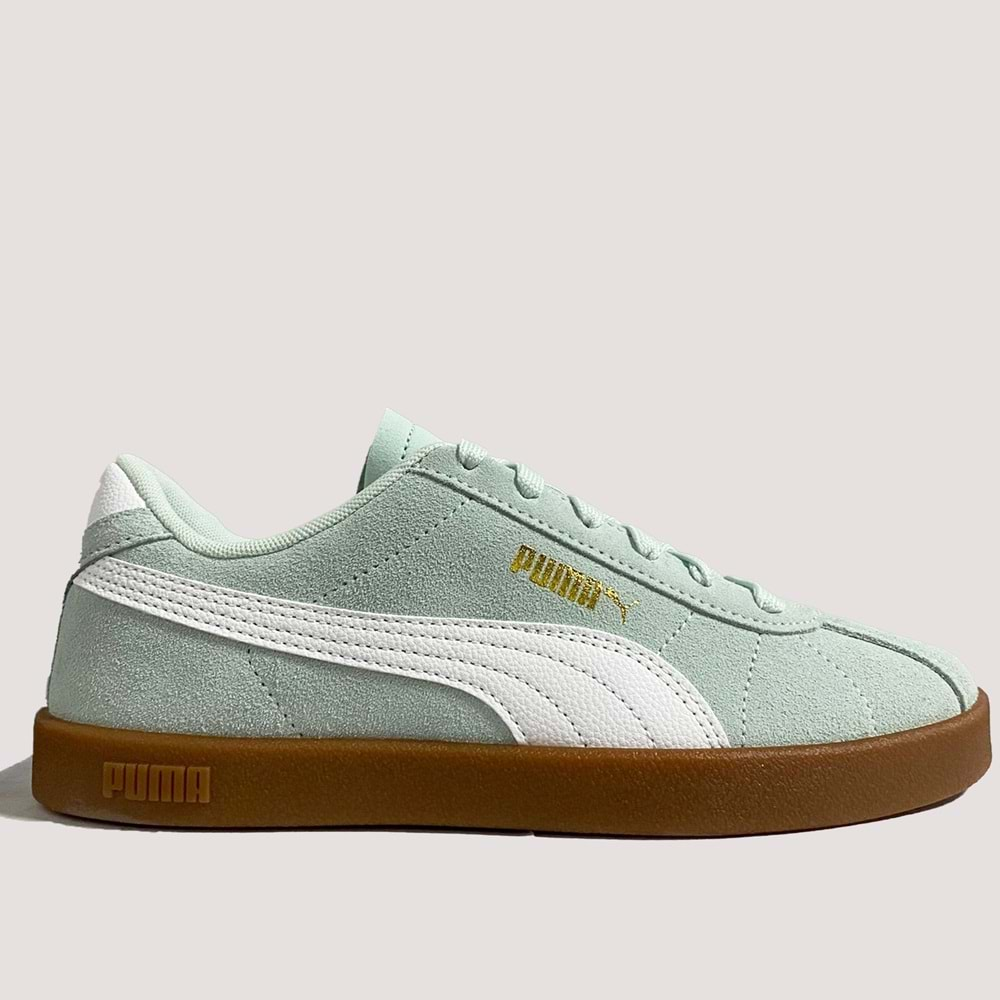 Puma Club II Unisex Nubuk Spor Ayakkabı 397444 10 - Yeşil - 37