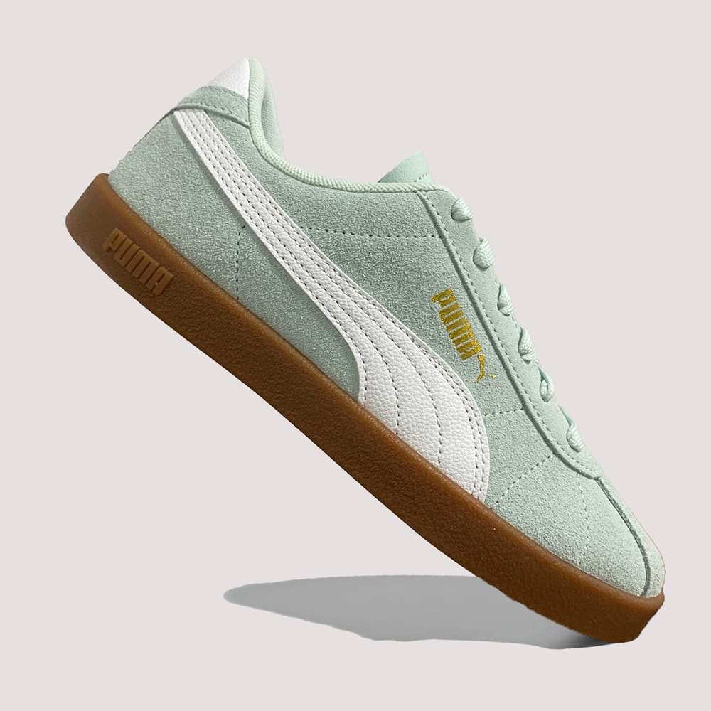 Puma Club II Unisex Nubuk Spor Ayakkabı 397444 10 - Yeşil - 38