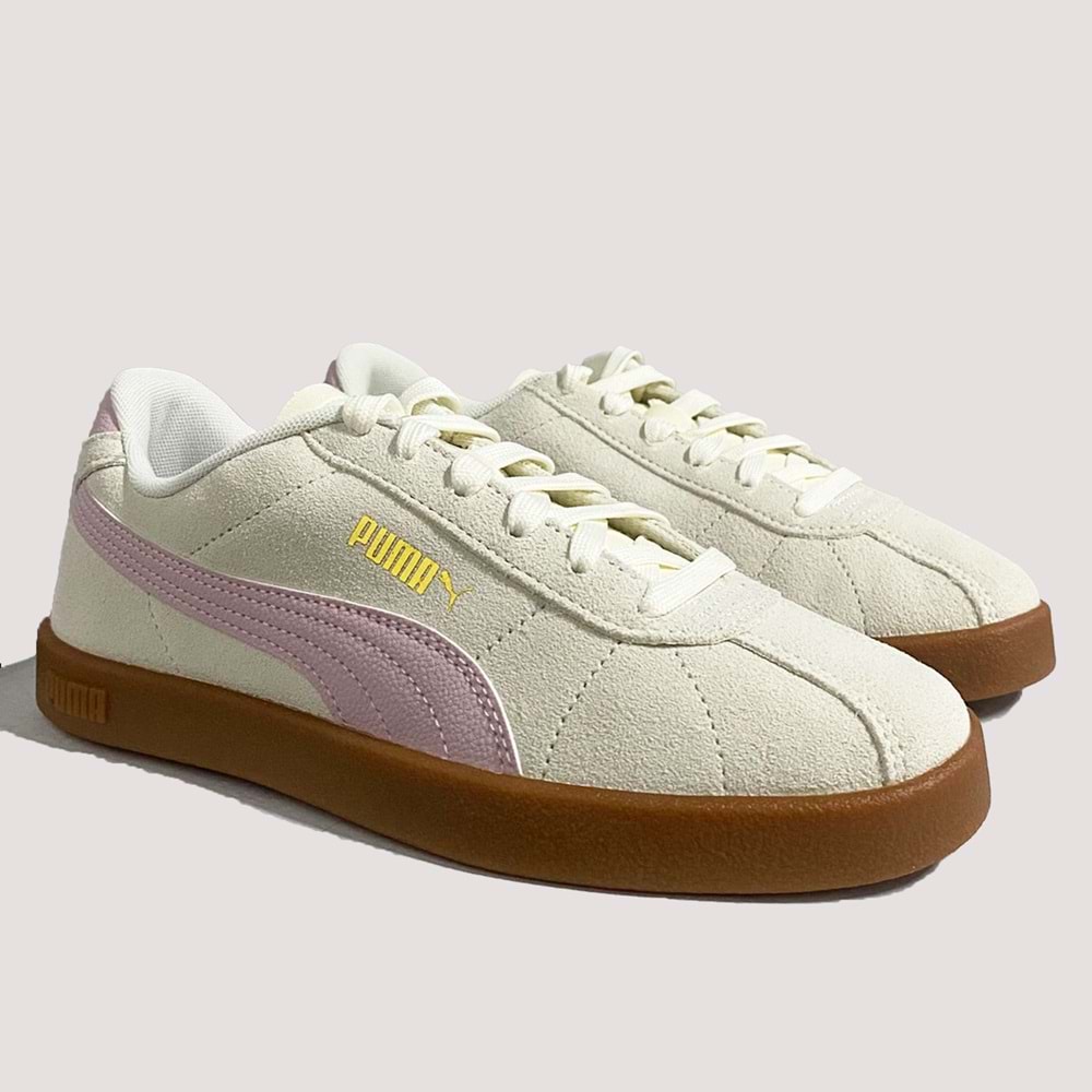 Puma Club II Unisex Nubuk Spor Ayakkabı 397444 01 - Bej - 40