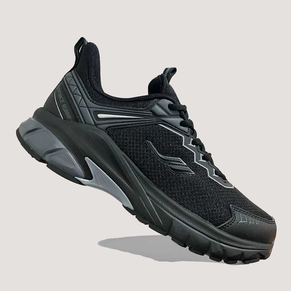 Lescon Responce 3 Unisex Koşu Ayakkabısı - Siyah - 36