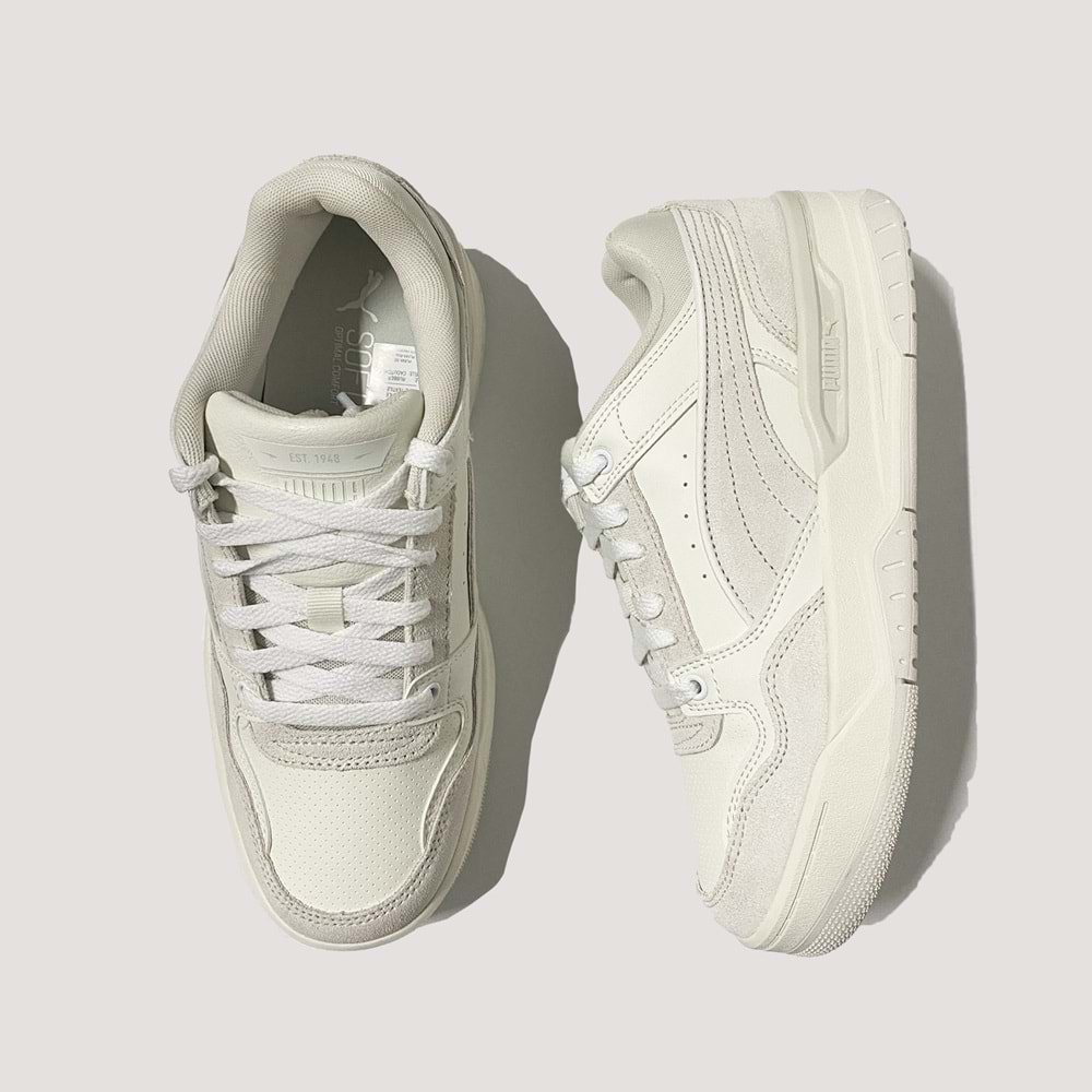 Puma Rebound Retro SD Erkek Spor Ayakkabı 40021402 - Beyaz - 40