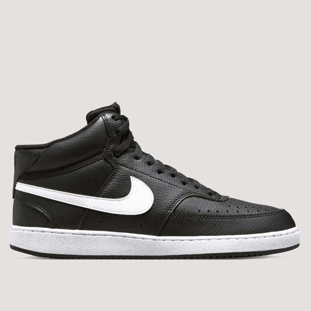 Nike Court Vision Mid DN3577-001 Erkek Spor Ayakkabı - Siyah - 45