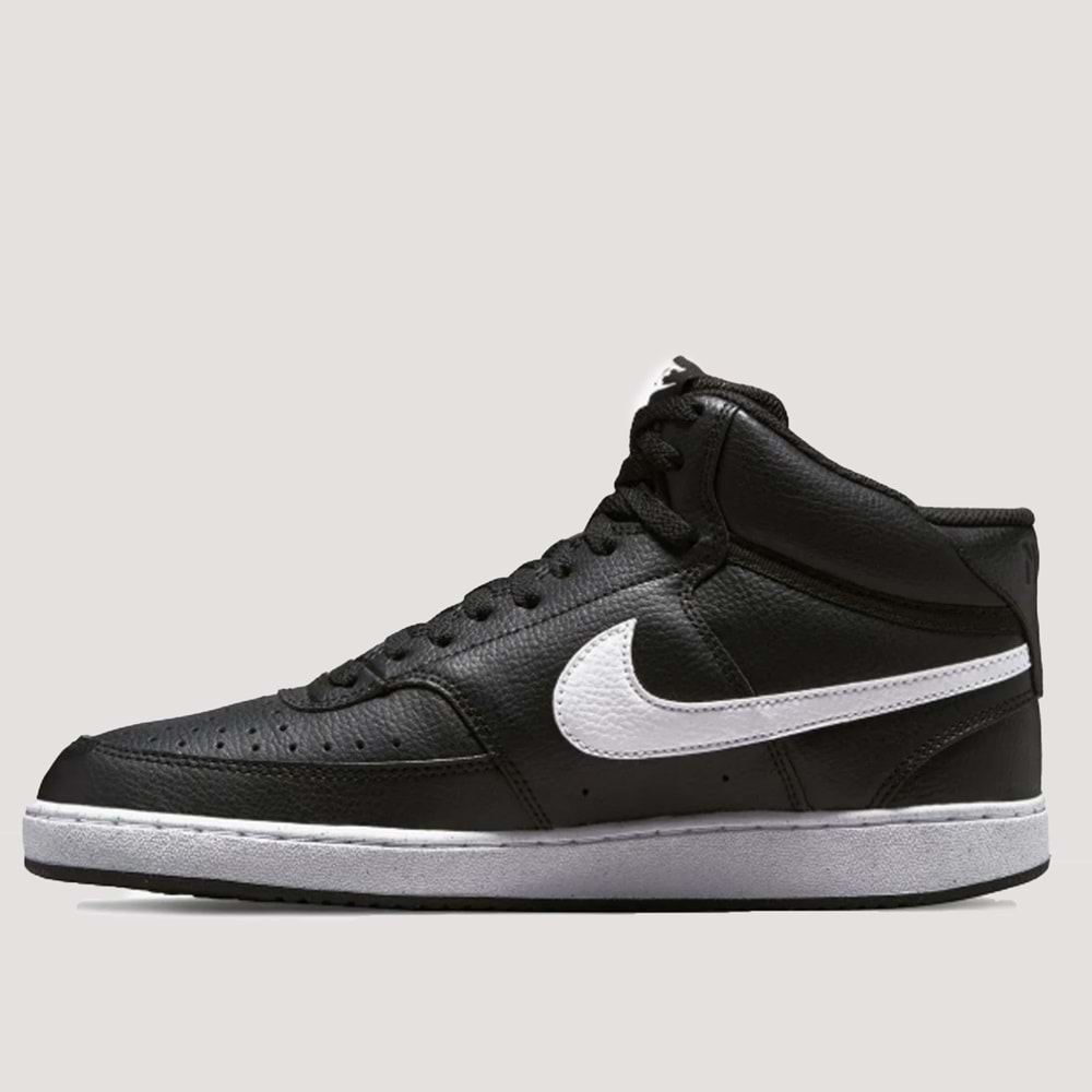 Nike Court Vision Mid DN3577-001 Erkek Spor Ayakkabı - Siyah - 45