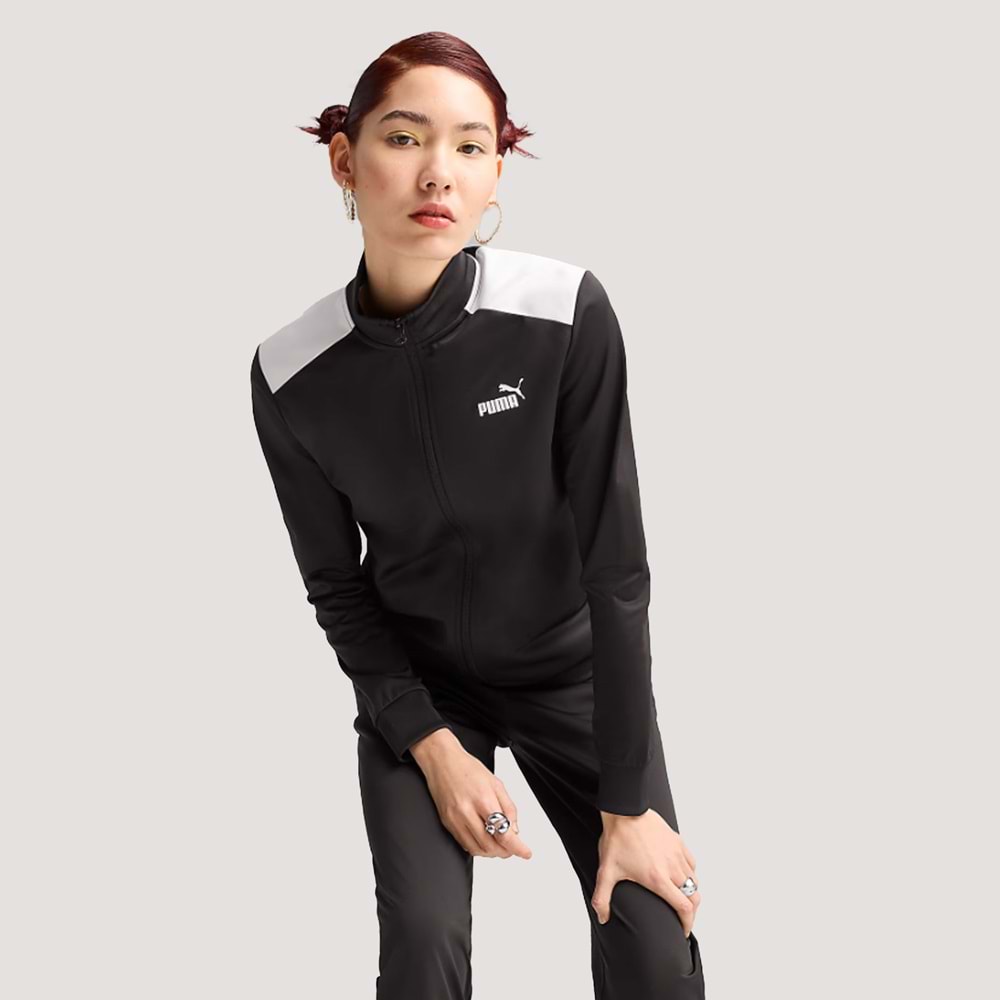 Puma Poly Suit Eşofman Takımı 685075 01 - Siyah - XS