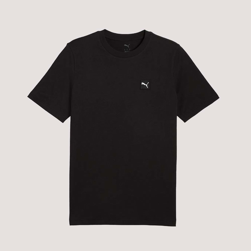 Puma Ess Elevated Tee Erkek Tshirt 69089301 - Siyah - M