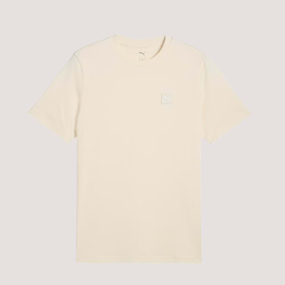 Puma Ess Elevated Tee Erkek Tshirt 690893 99 - Beyaz - XL
