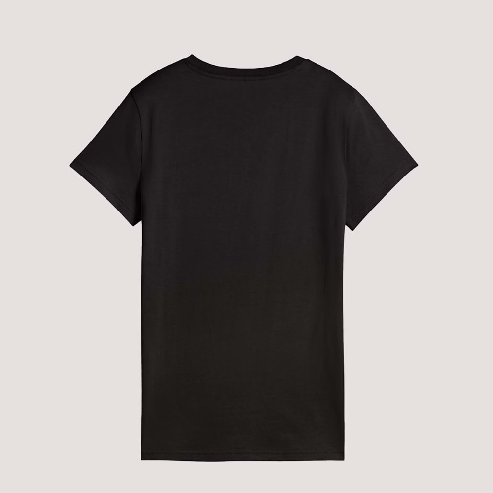 Puma Ess Elevated Tee Unisex Tshirt 690894 01 - Siyah - S