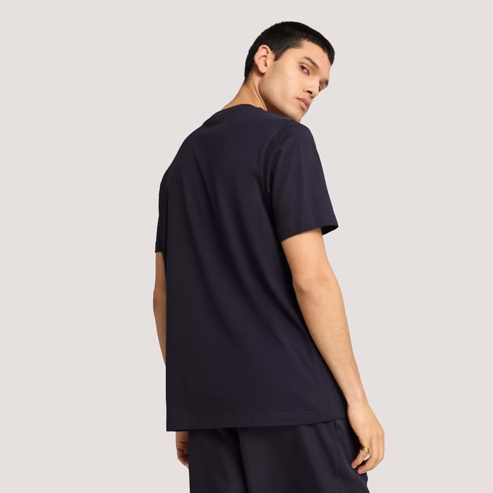 Puma Ess Logo Tee 682533 16 Erkek Tshirt - Lacivert - XL