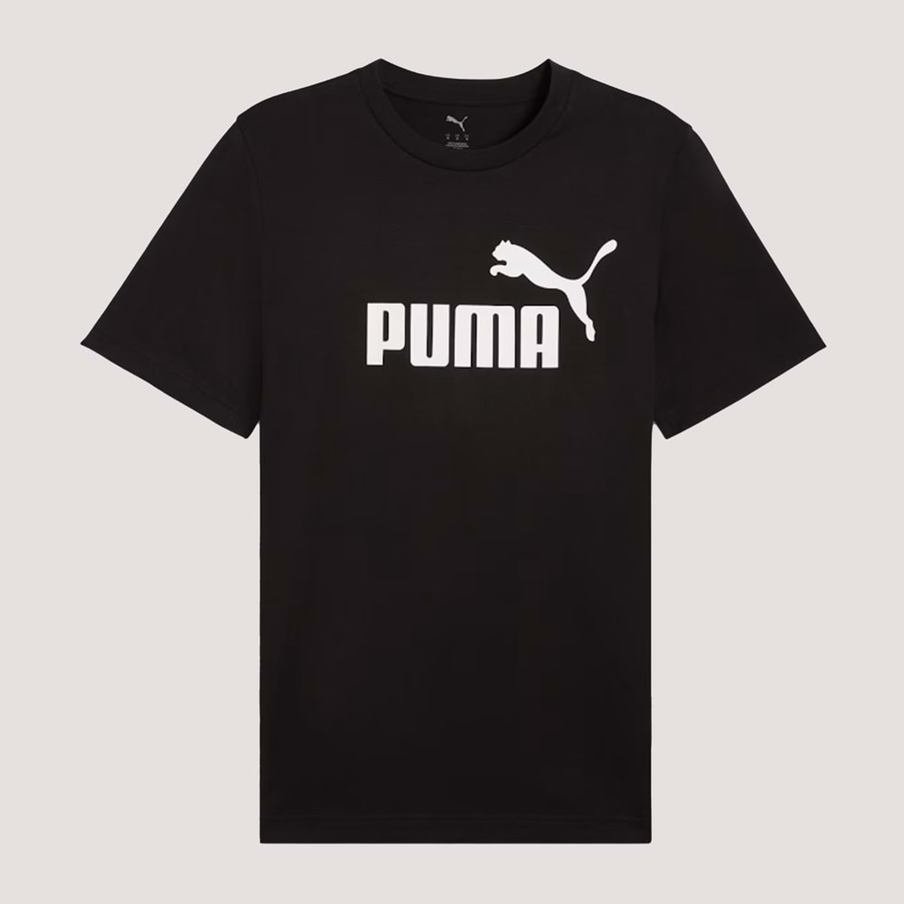 Puma Ess Logo Tee Erkek Tshirt 682532 01 - Siyah - XXL